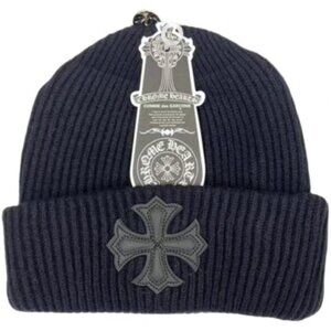 New Chrome Hearts Black Beanie Winter Hat